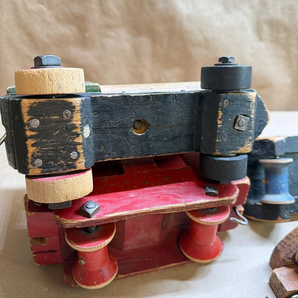 Handmade vintage wooden